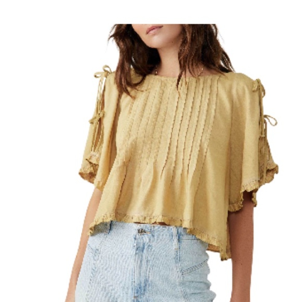Lovely Free People Linen Top!!!